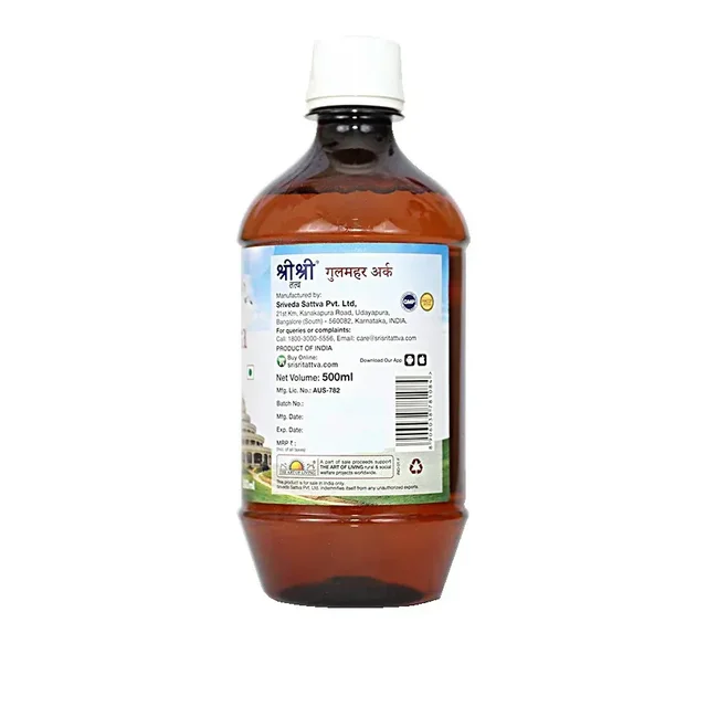 SRI SRI AYURVEDA Gulmahara Arka - Sri Sri - 500Ml