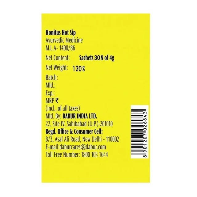 DABUR INDIA LIMITED Honitus Hot Sip - Dabur - 4gm