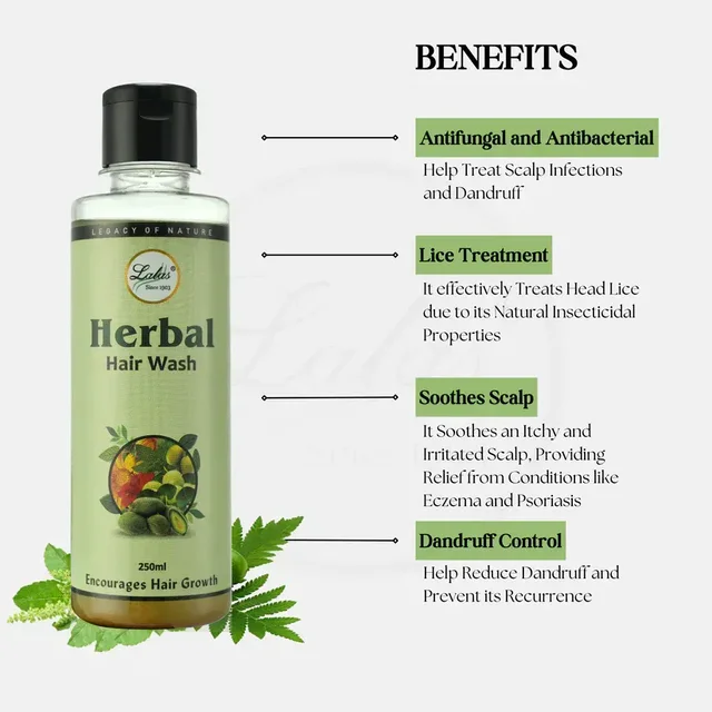 LALA DAWASAZ PVT LTD Herbal Hair Wash - Lalas - 500Ml