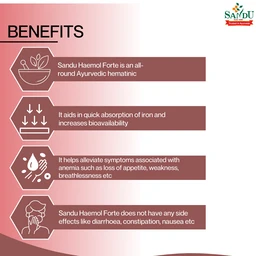 SANDU BROTHERS Haemol Forte Tablet - Sandu - 30 Tablets