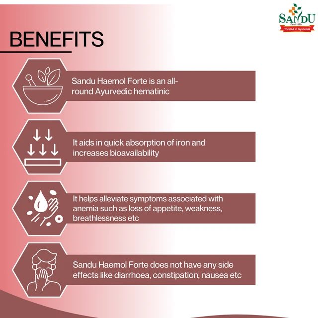 SANDU BROTHERS Haemol Forte Tablet - Sandu - 30 Tablets