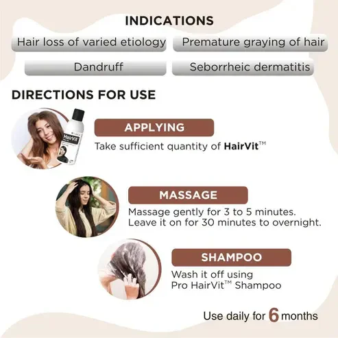MILLENNIUM HERBALS Hairvit Oil - Millennium - 100ml