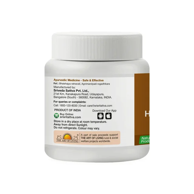 SRI SRI AYURVEDA Hingvashtaka Churna - Sri Sri - 80Gm