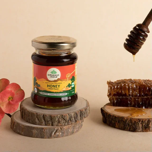 ORGANIC INDIA Honey Multi Floral - Organic - 250Gm