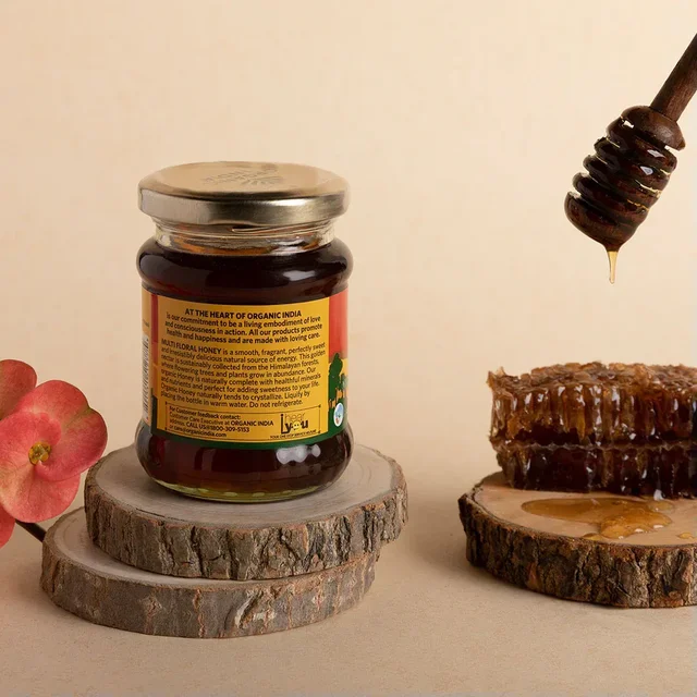 ORGANIC INDIA Honey Multi Floral - Organic - 250Gm