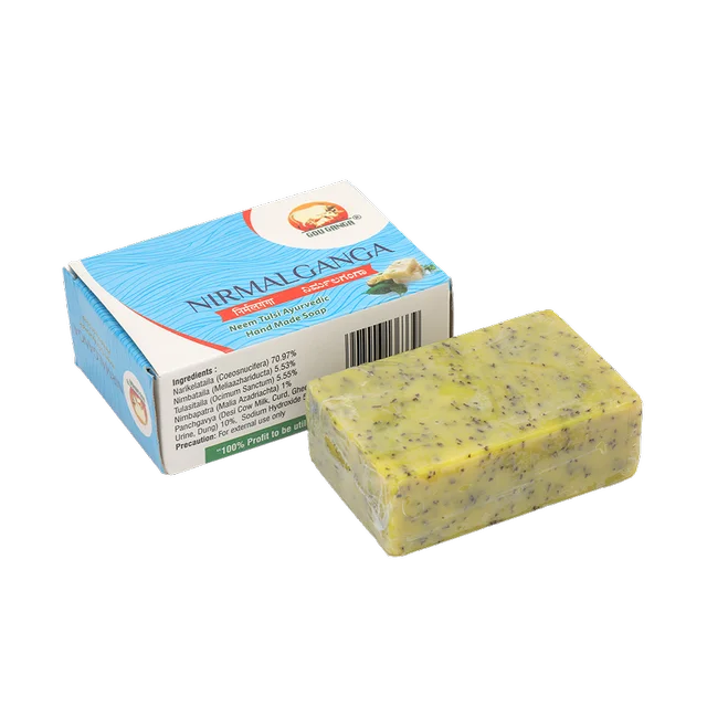MAA GOU PRODUCTS LTD Gou Neem Tulsi Soap 100Gm-Maa Gou - 100Gm