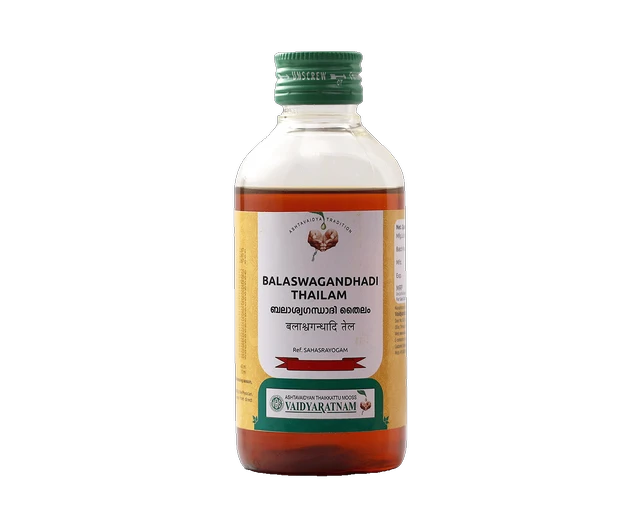 VAIDYARATHNAM Balaswagandhadi Thailam - Vaidyarathnam - 200ml