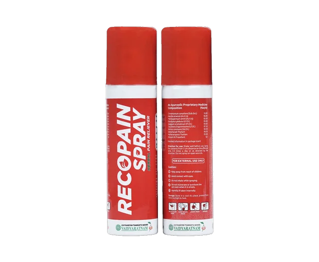 VAIDYARATHNAM Recopain Spray - Vaidyaratnam - 60Ml