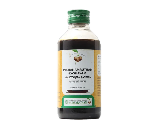 VAIDYARATHNAM Pachanamrutham Kashayam - Vaidyaratnam - 200Ml