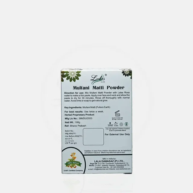 LALA DAWASAZ PVT LTD Multani Matti - Lalas - 200Gm