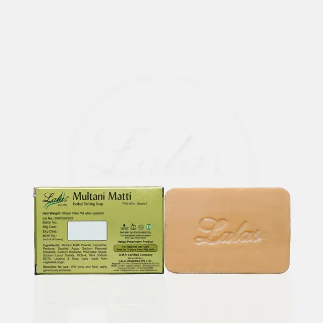 LALA DAWASAZ PVT LTD Multani Matti Soap - Lalas - 100Gm