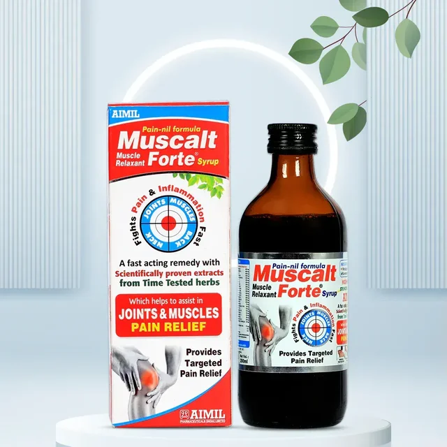 AIMIL PHARMACEUTICAL Muscalt Forte Syrup - Aimil - 200Ml