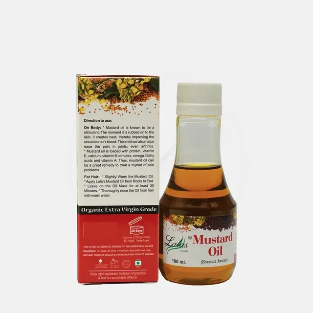 LALA DAWASAZ PVT LTD Mustard Oil - Lalas - 100Ml