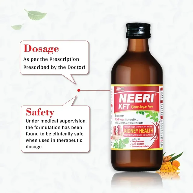 Neeri Kft Syrup Sugar Free - Aimil - 200Ml