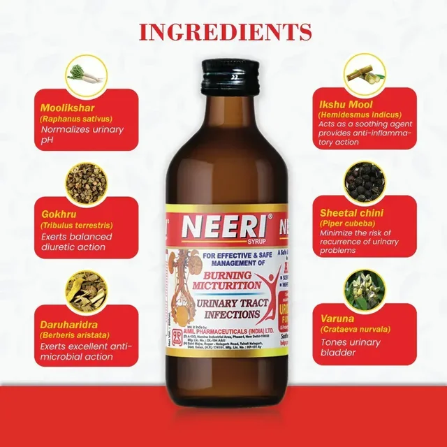 AIMIL PHARMACEUTICAL Neeri Syrup - Aimil - 200Ml