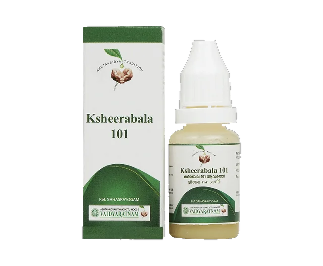 VAIDYARATHNAM Ksheerabala 101 Drops - Vaidyaratnam - 10Ml