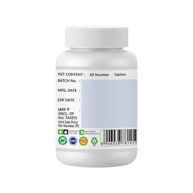 SRI SRI AYURVEDA Oorja Tablet - Sri Sri - 60 Tablets