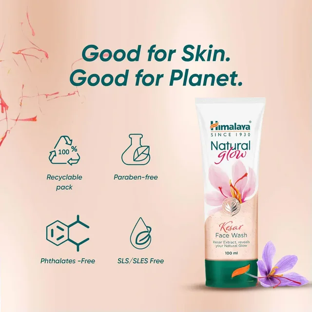 HIMALAYA DRUGS Natural Glow Kesar Face Gel - Himalaya - 50Ml