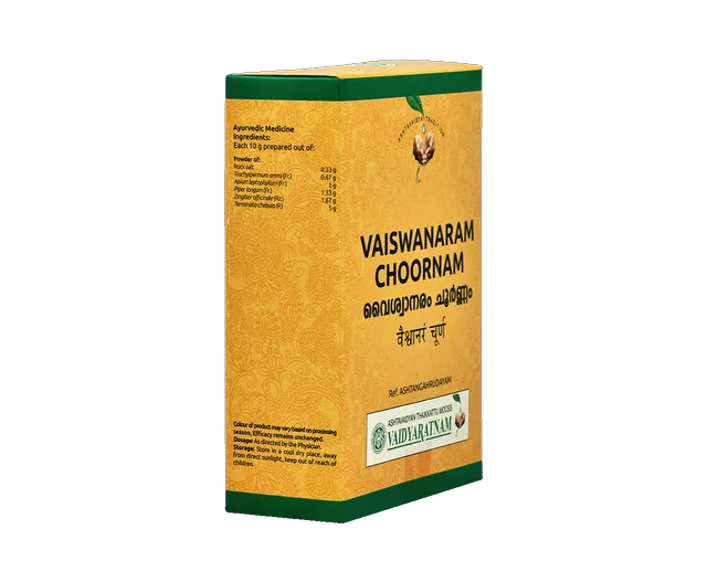 VAIDYARATHNAM Vaiswanaram Choornam - Vaidyaratnam - 50Gm