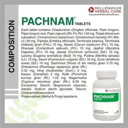 MILLENNIUM HERBALS Pachanam Tablets - Millennium - 90Tablets