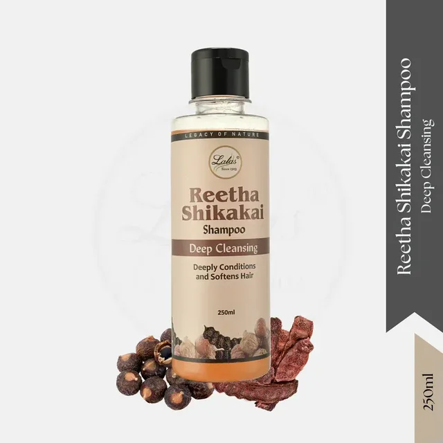 LALA DAWASAZ PVT LTD Reetha Shikakai Shampoo - Lalas - 250Ml