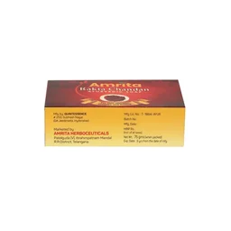 AMRITA DRUGS Rakta Chandan Ayurvedic Soap - Amrita - 75Gm