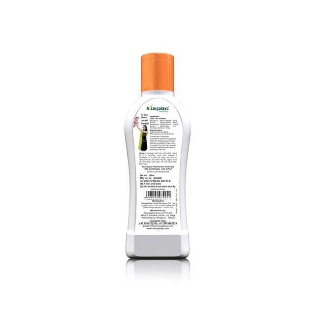 NISARGALAYA HERBALS Root Shampoo - Nisargalaya - 100ml
