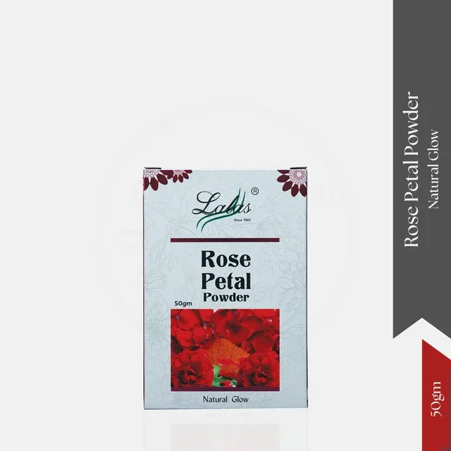 LALA DAWASAZ PVT LTD Rose Petal Powder - Lalas - 50Gm