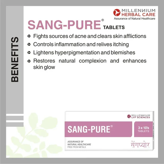MILLENNIUM HERBALS Sang Pure Tablet - Millennium - 10Tablets