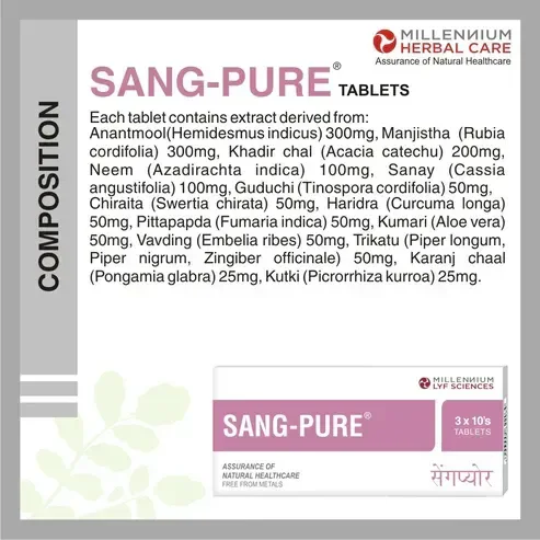 MILLENNIUM HERBALS Sang Pure Tablet - Millennium - 10Tablets