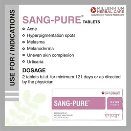 MILLENNIUM HERBALS Sang Pure Tablet - Millennium - 10Tablets