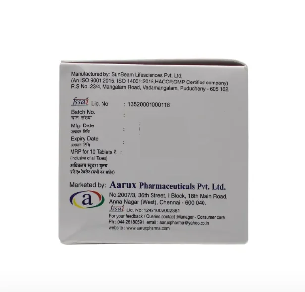 AARUX PHARMACEUTICAL Enzorux Plus Tablet - Aarux - 10Tablet