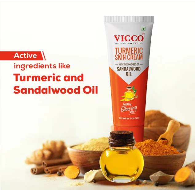 VICCO LABORATORIES Vicco Turmeric Cream - Vicco - 50Gm
