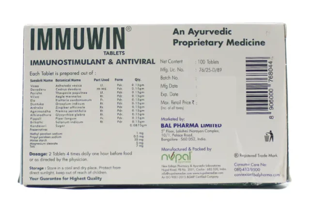 BAL VEDICS Immuwin Tablet -Bal Vedics - 25Tablet