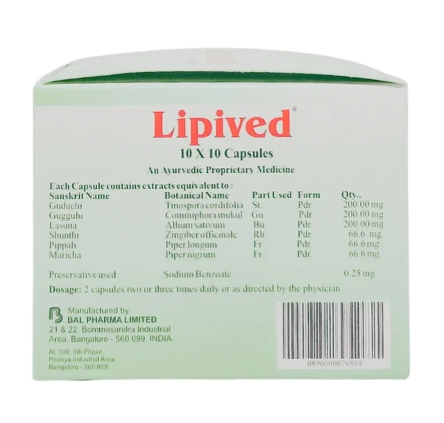 BAL VEDICS Lipived Capsule - Bal Vedics - 100Capsule
