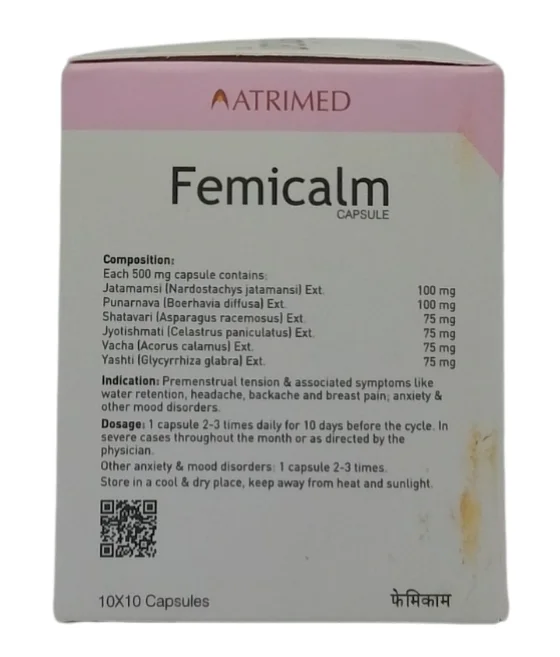 ATRIMED PHARMACEUTIC Femicalm Capusle- ATRIMED - 100Capsule