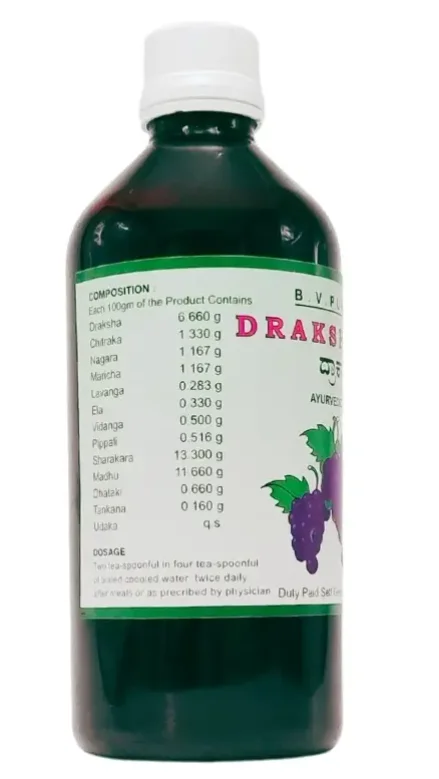 B.V.PANDIT Drakshasav - B.V.Pandit - 500ml