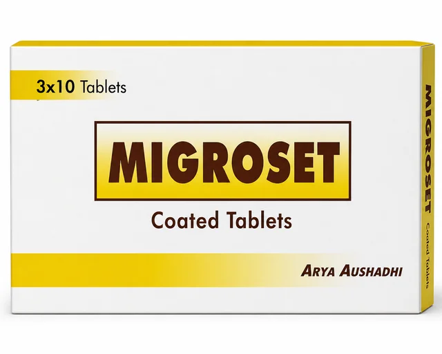 ARYA AUSHADHI Migroset Tabet -Arya Aushadhi - 30Tab