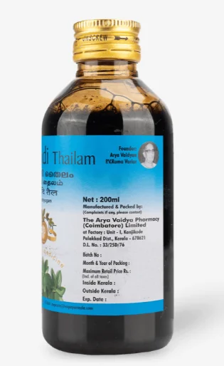 ARYA VAIDYA VILASINI Karpooradi Tailam - Arya Vaidya Vilasini - 200ML