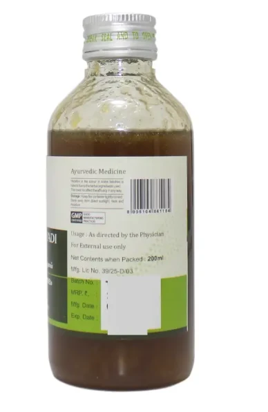 ASHTANGA AYURVEDICS Karpasasthyadi Thailam Ashtanga - 200Ml