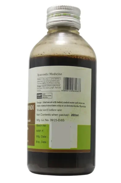ASHTANGA AYURVEDICS Pathyakshadhatryadi Kashayam Ashtanga - 200ml