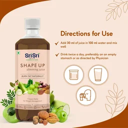 SRI SRI AYURVEDA Shape Up Slimming Juice - Sri Sri - 1L