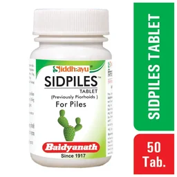 BAIDYANATH Sidpiles Tablet - Baidyanath - 50Tablet