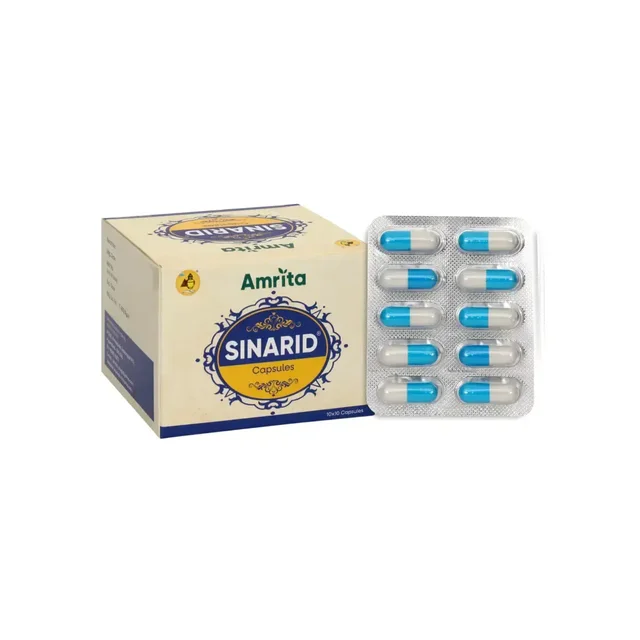 AMRITA DRUGS Sinarid Capsule - Amrita - 100 Capsule