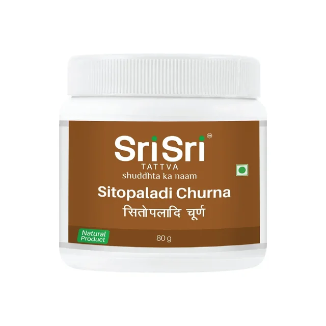 SRI SRI AYURVEDA Sitophaladi Churna - Sri Sri - 80Gm