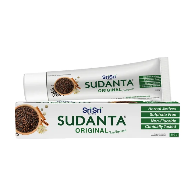 SRI SRI AYURVEDA Sudanta Toothpaste - Sri Sri - 200Gm