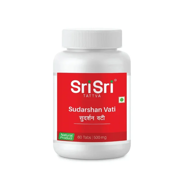 SRI SRI AYURVEDA Sudarshan Vati - Sri Sri - 60 Tablets