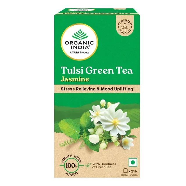 ORGANIC INDIA Tulsi Green Tea Jasmine - Organic - 25Bags