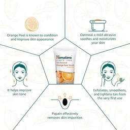 HIMALAYA DRUGS Tan Removal Orange Face Scrub - Himalaya - 50g