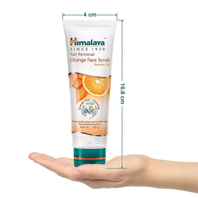 HIMALAYA DRUGS Tan Removal Orange Face Scrub - Himalaya - 50g